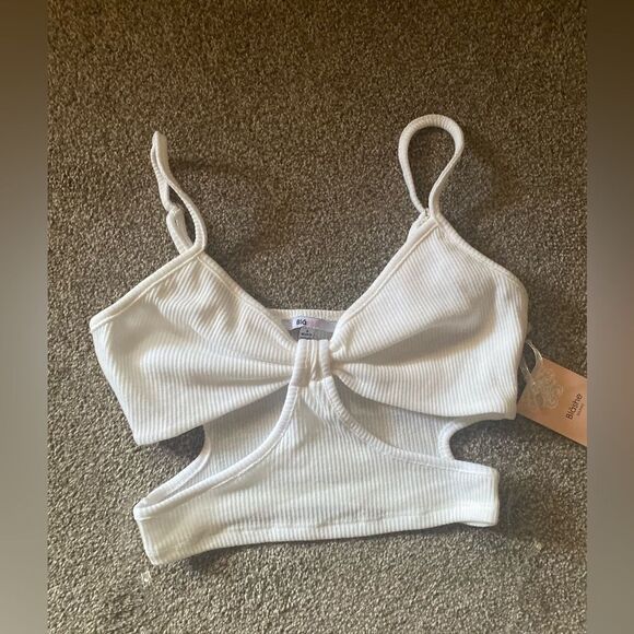white spaghetti strap fashion top - Picture 3 of 9